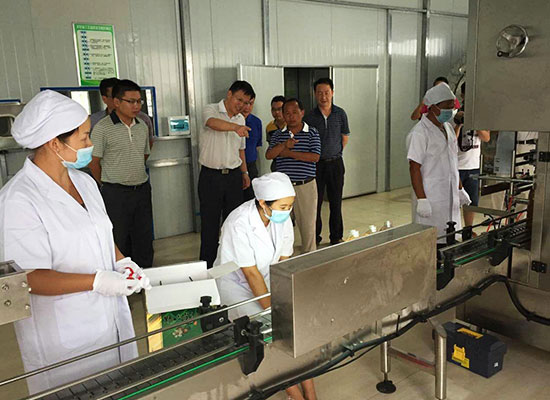 湖北省糧食局局長(zhǎng)來(lái)我公司調(diào)研 恒貿(mào)茶油公司