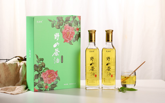 野山茶油 500ml×2瓶（綠色禮盒裝）一級(jí)